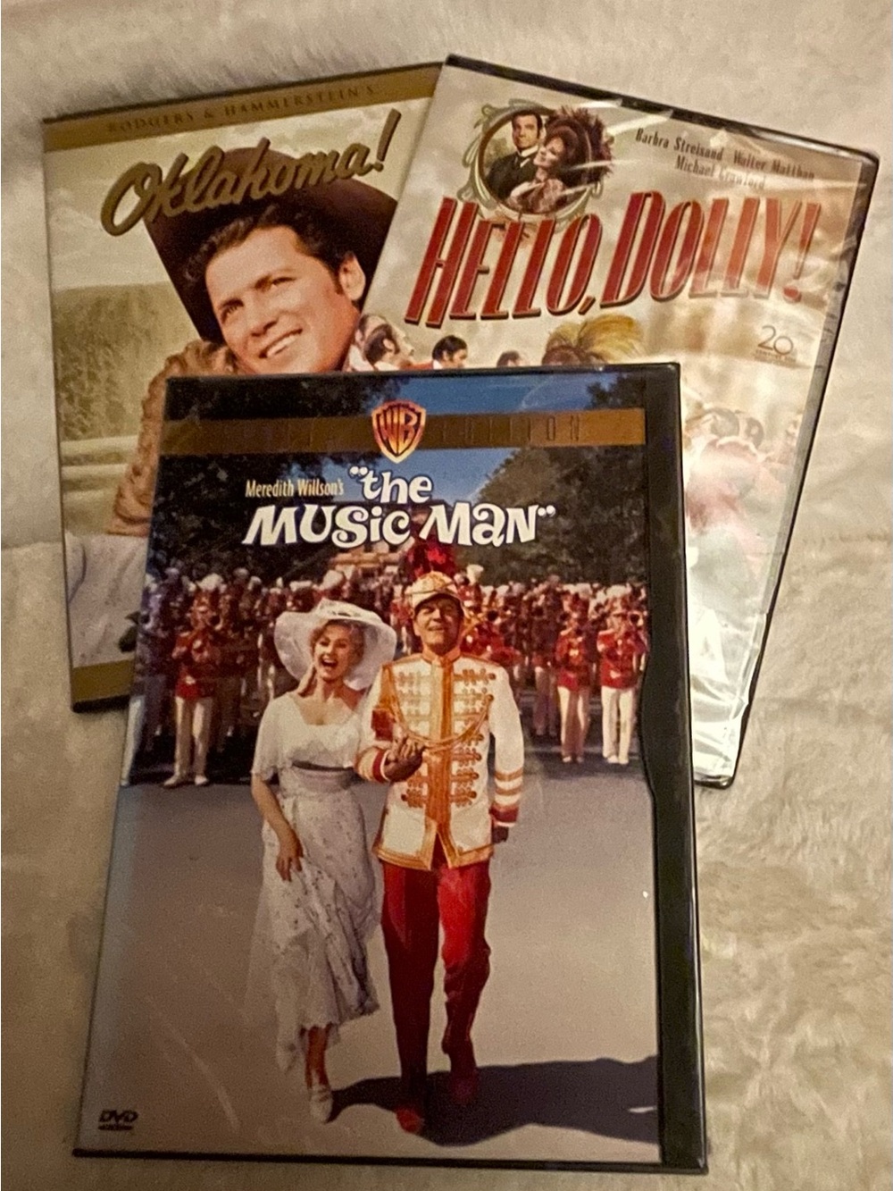 Hello Dolly, The Music Man, Oklahoma DVDs